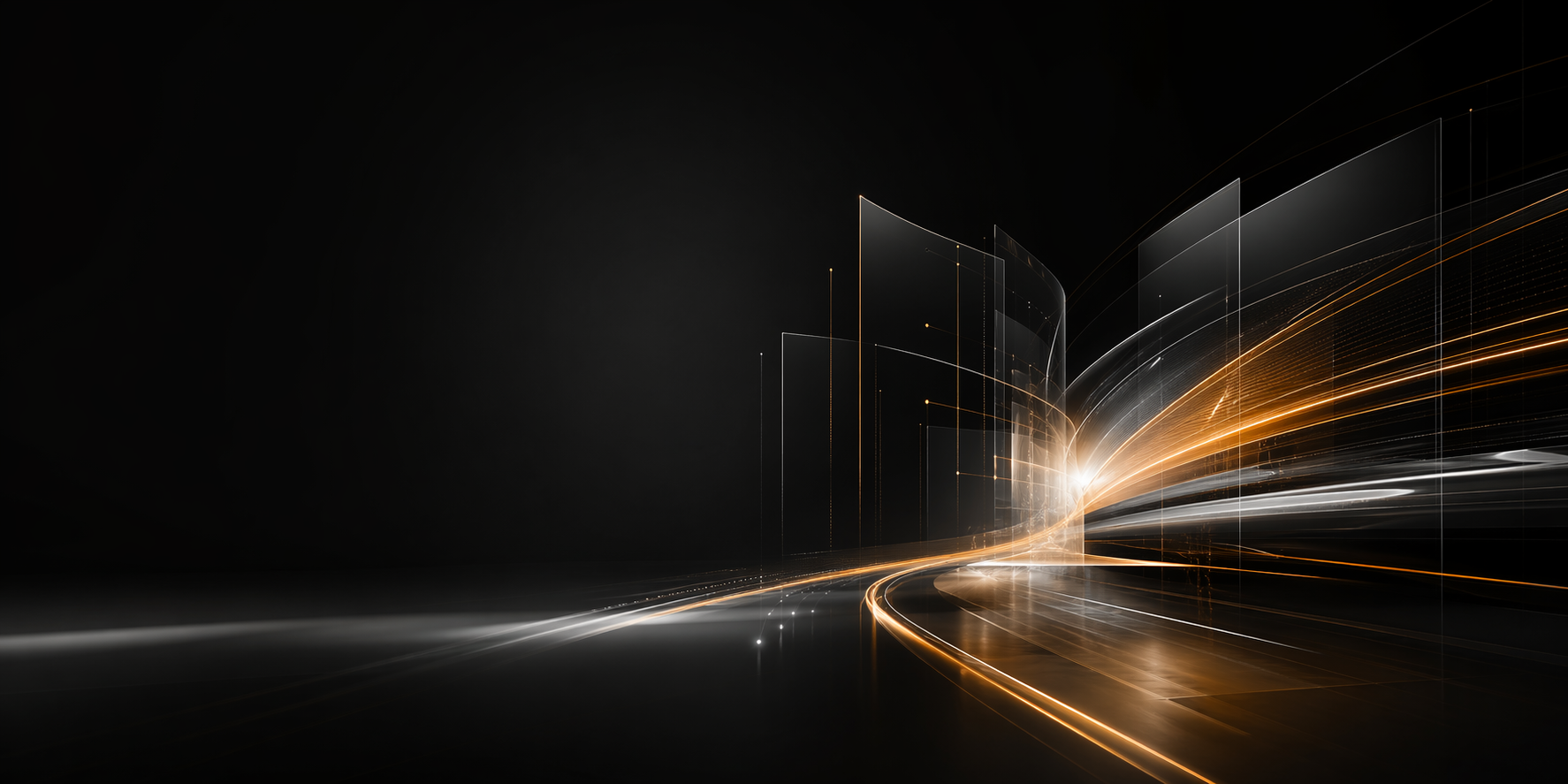 Abstract premium signal flow visual